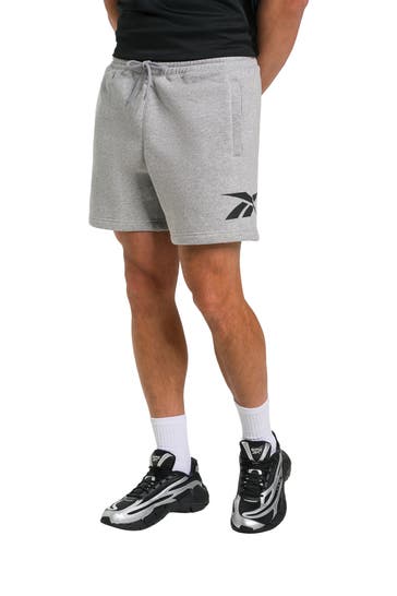 REEBOK Sweatshorts grau