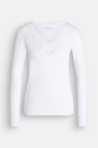 EA7 Longsleeve weiß