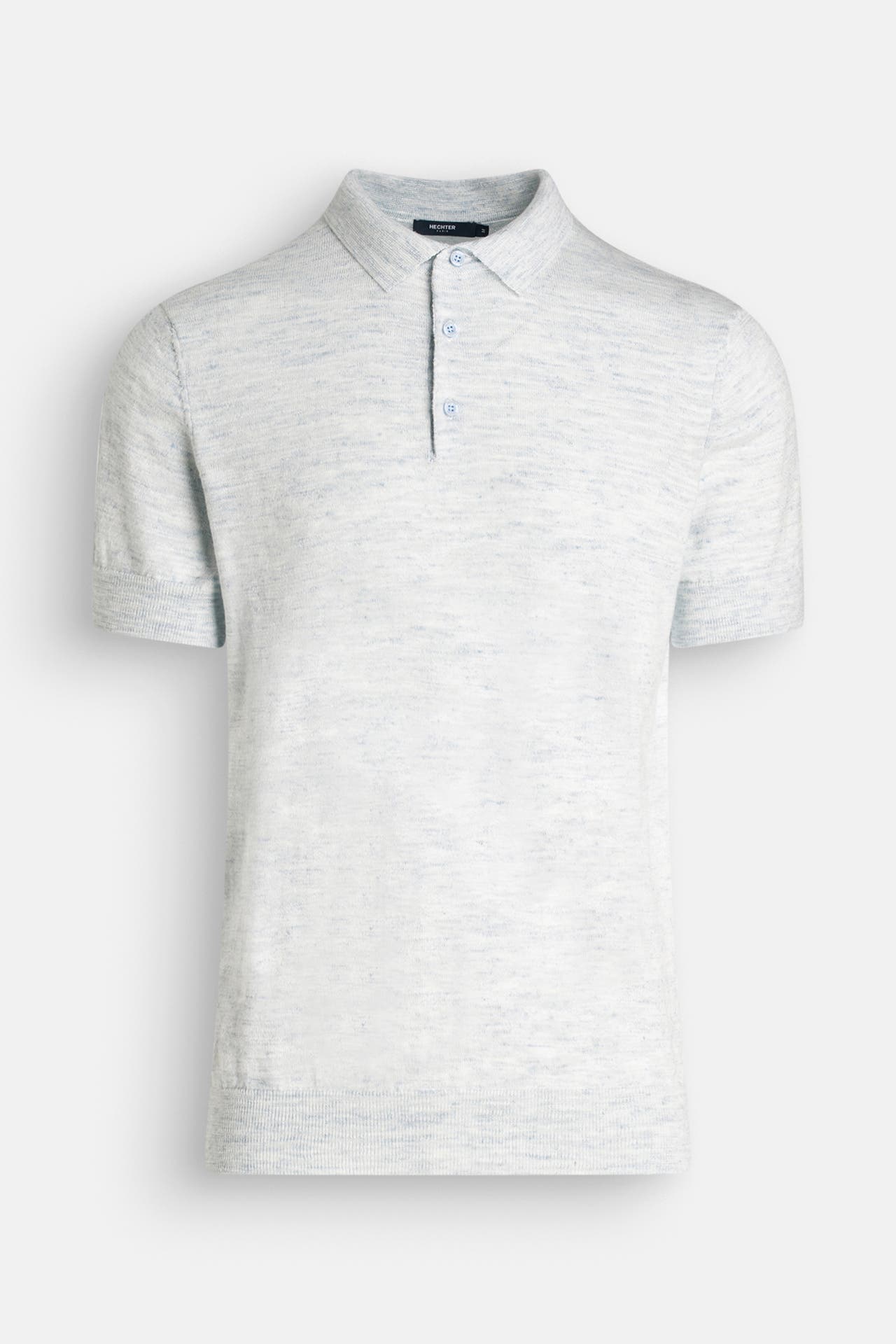HECHTER Paris Strick-Polo hellblau, Bild 1