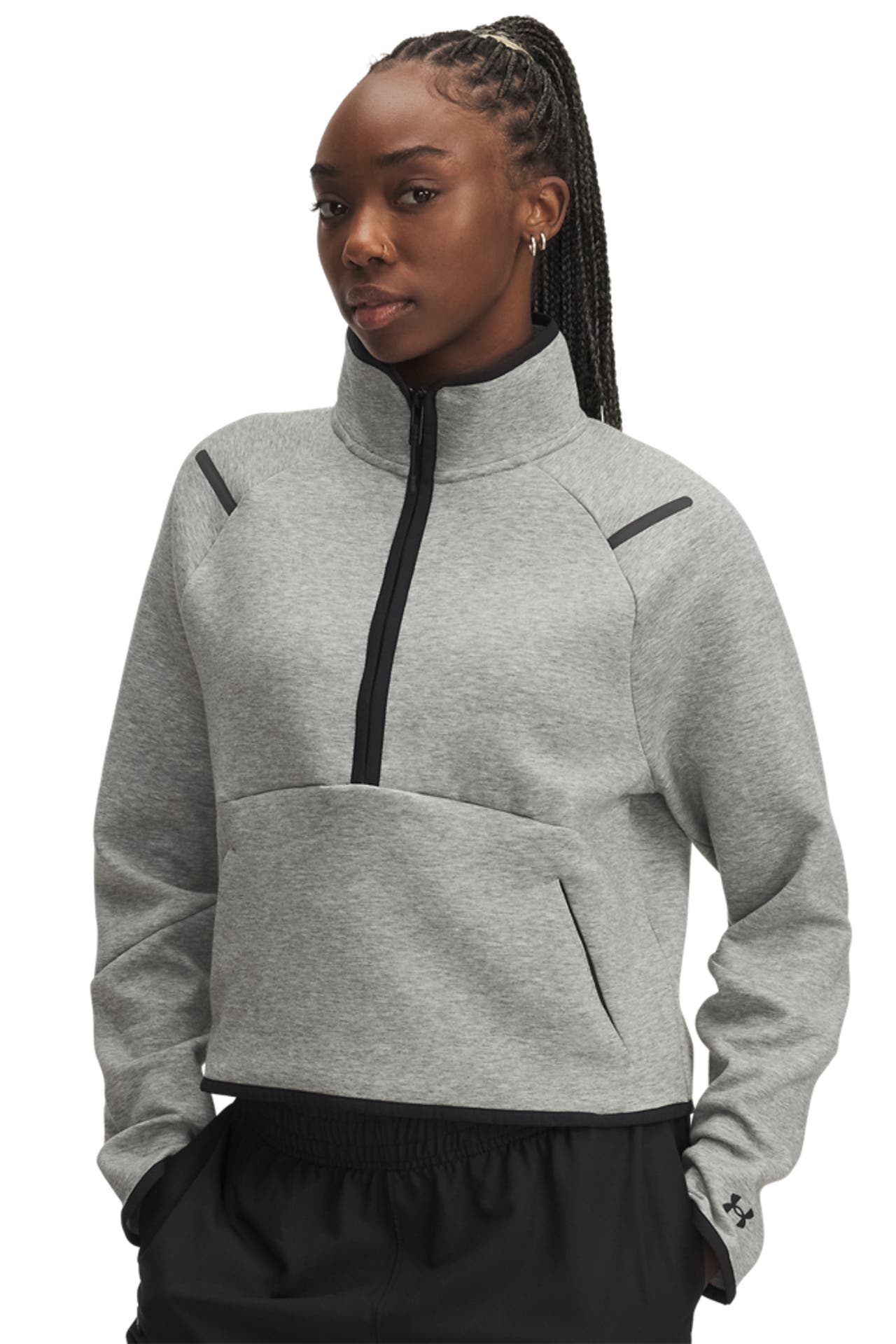 UNDER ARMOUR Sweat-Troyer 'Unstoppable' hellgrau, Bild 1