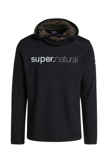 SUPER.NATURAL Hoodie 'Alpine' schwarz