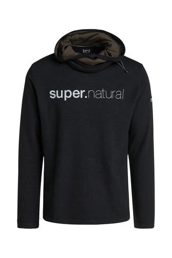 SUPER.NATURAL Hoodie 'Alpine' schwarz