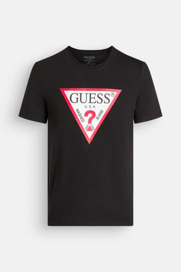 GUESS T-Shirt schwarz