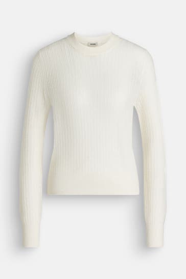 DRYKORN Strickpullover 'Fida' weiß