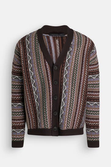 DRYKORN Strickjacke 'Nadir' gemustert
