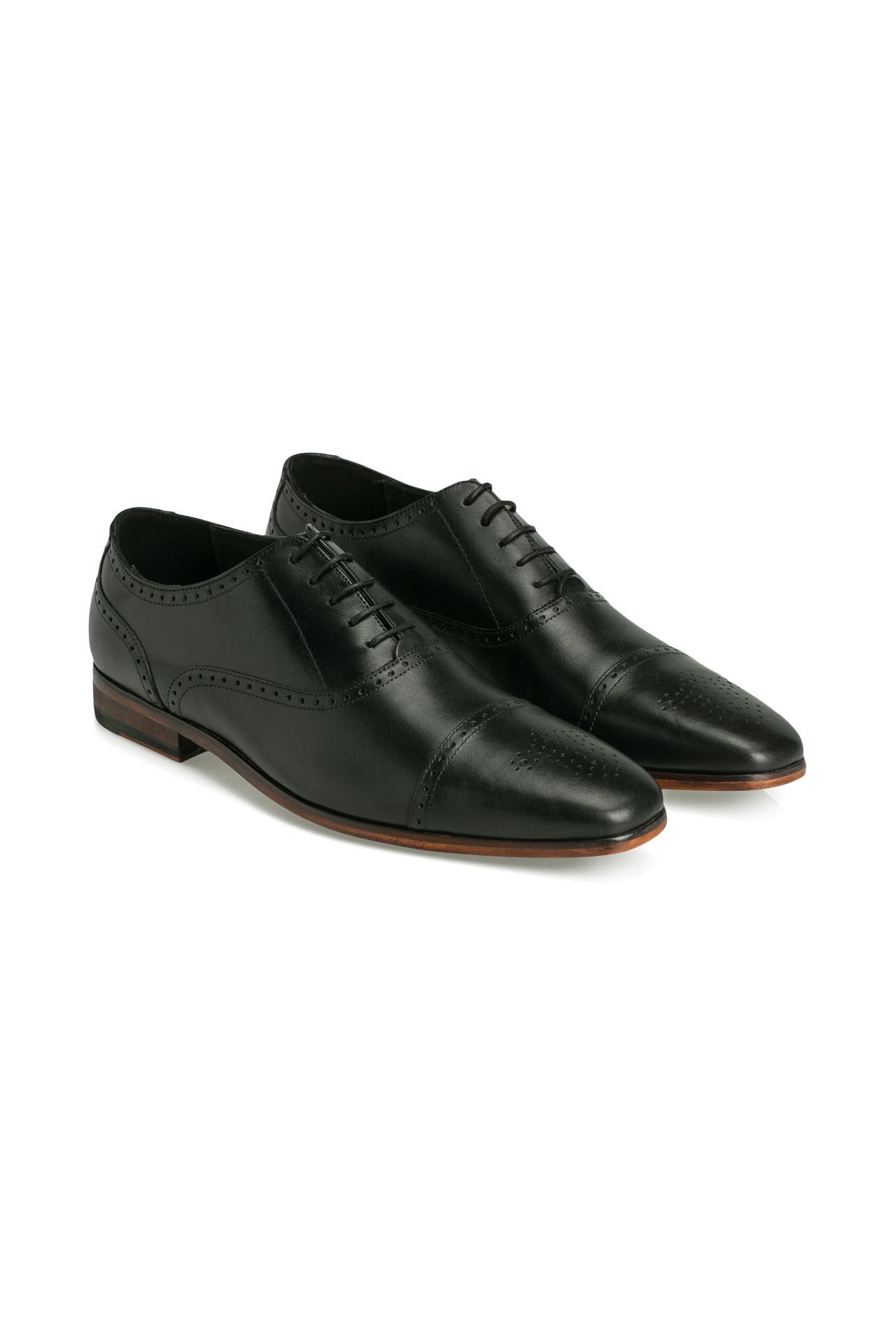 GORDON & BROS Oxfords 'Lucquin' schwarz, Bild 1