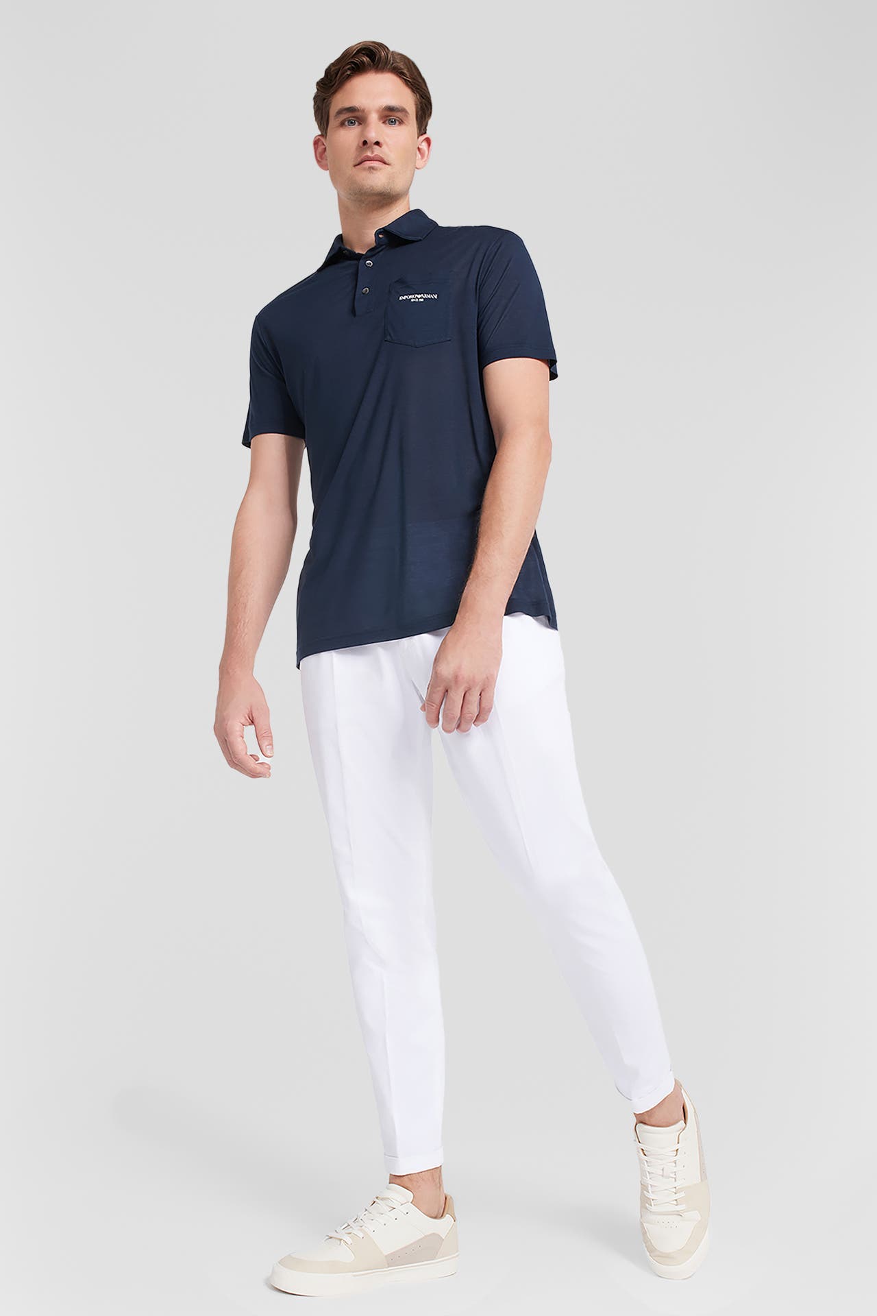 EMPORIO ARMANI Polo-Shirt nachtblau, Bild 1