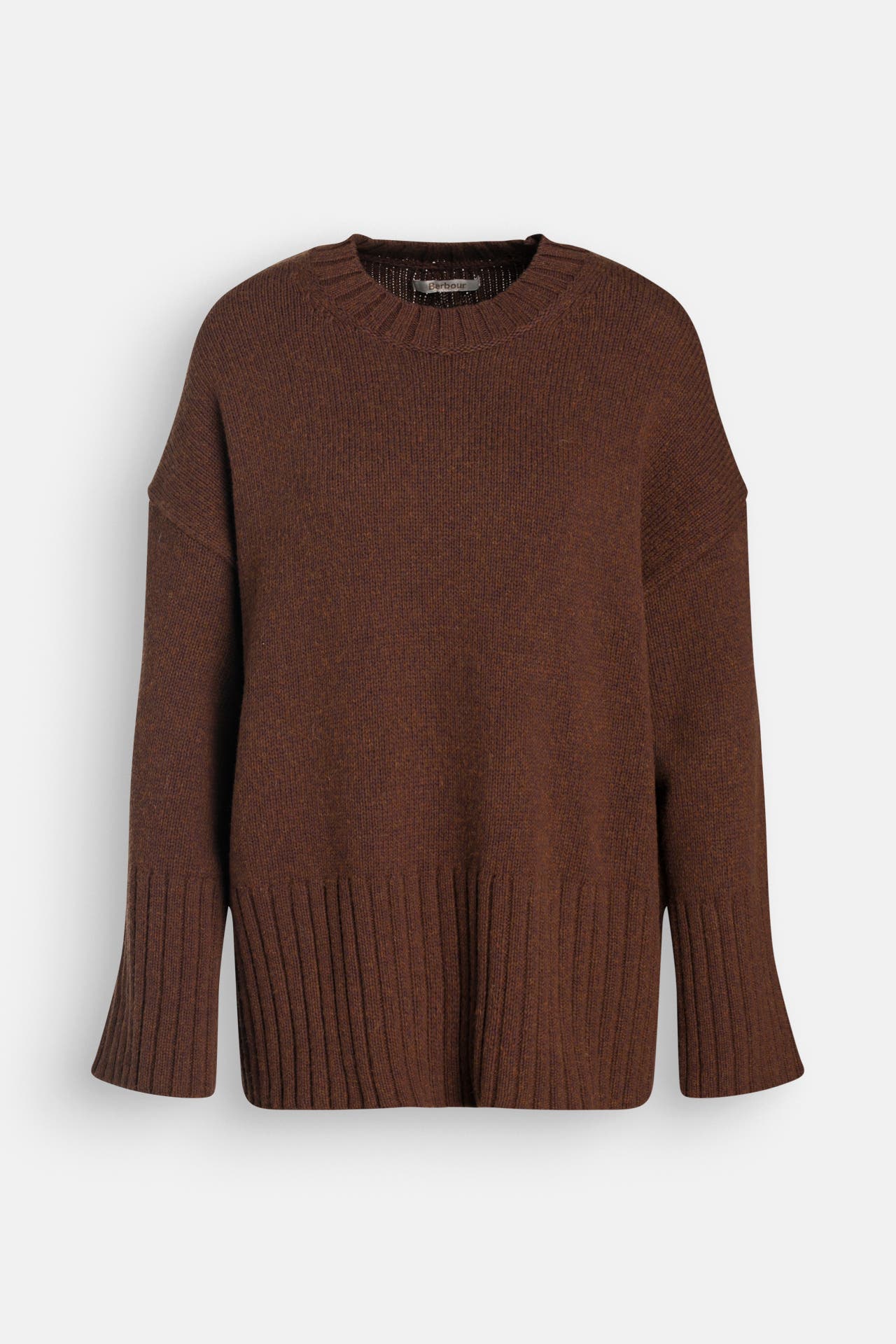 BARBOUR Wollmix-Pullover braun, Bild 1