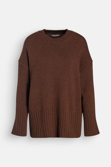 BARBOUR Wollmix-Pullover braun