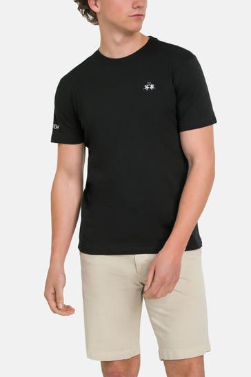 LA MARTINA T-Shirt schwarz