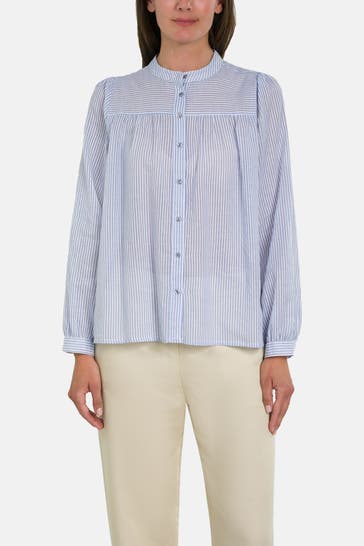LOLLYS LAUNDRY Casual-Bluse 'Nicky' gestreift
