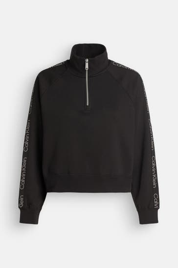 CALVIN KLEIN Sweat-Troyer schwarz