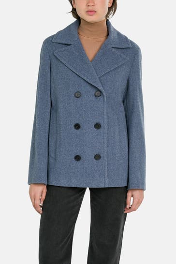 FUCHS SCHMITT Wollmix-Jacke graublau