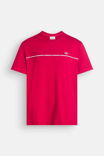 LACOSTE T-Shirt rot