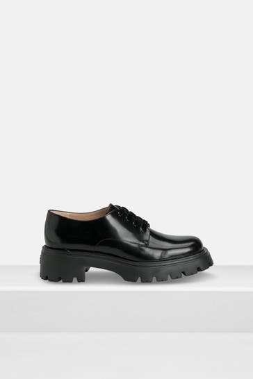 STUART WEITZMAN Lederschnürer 'Emerson' schwarz