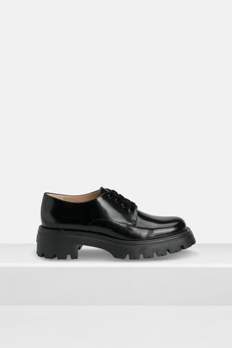 STUART WEITZMAN Lederschnürer 'Emerson' schwarz