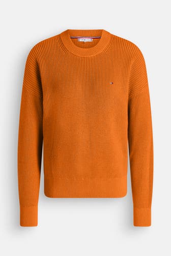 TOMMY HILFIGER Strickpullover orange