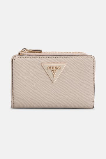 GUESS Geldbörse 'Laurel' steingrau