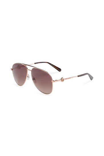 MARC JACOBS Sonnenbrille roségold-schwarz