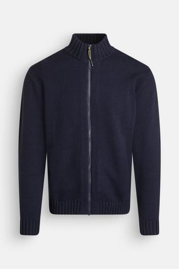 TOM TAILOR Strickjacke schwarzblau