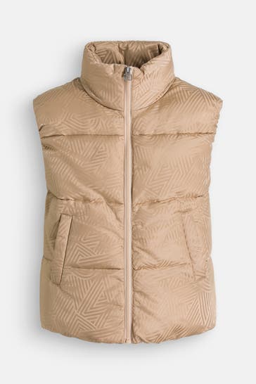 DKNY Steppweste beige