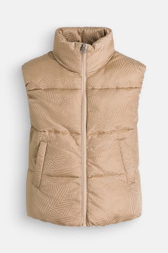 DKNY Steppweste beige