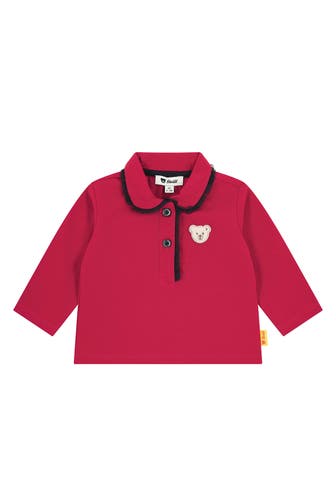 STEIFF Langarm-Polo rot