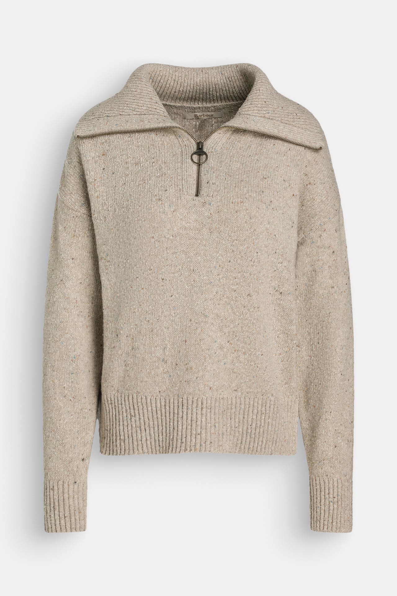 BARBOUR Wollmix-Troyer greige, Bild 1