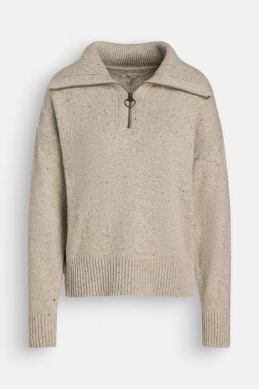 BARBOUR Wollmix-Troyer greige