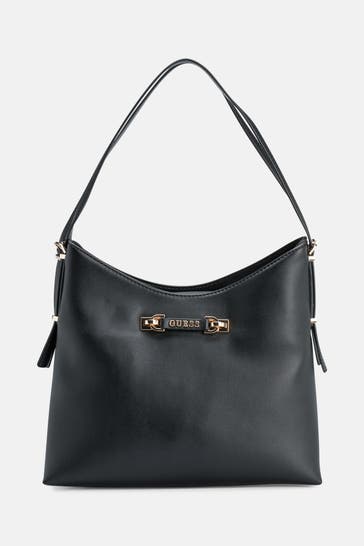 GUESS Handtasche 'Lefia' schwarz
