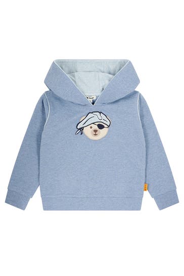 STEIFF Hoodie taubenblau