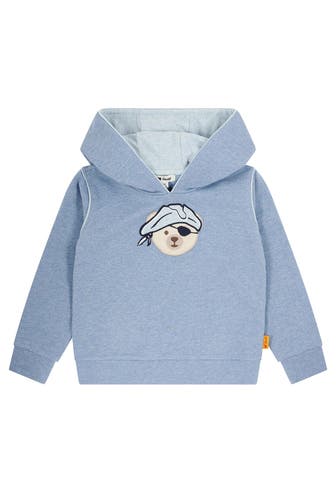 STEIFF Hoodie taubenblau