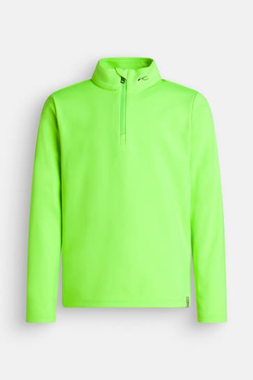 KJUS Midlayer neongrün