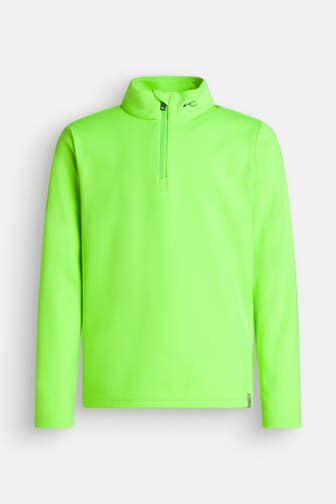 KJUS Midlayer neongrün