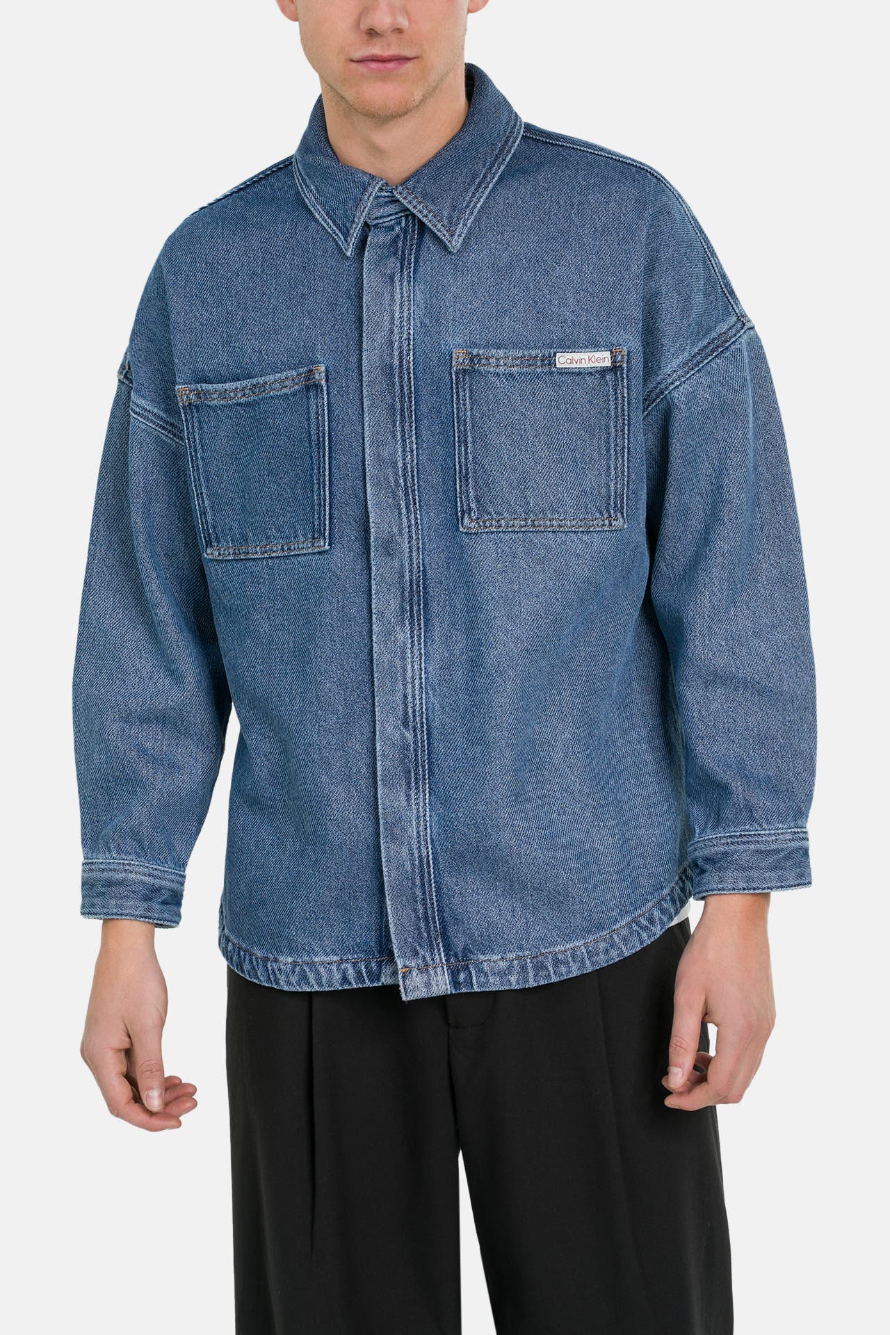 CALVIN KLEIN Jeans-Overshirt blau, Bild 1