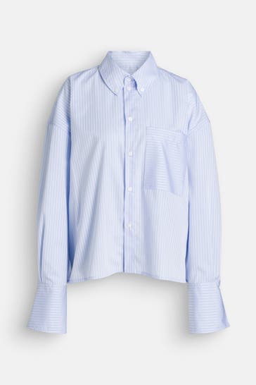 BLACK PALMS 'Yuki' striped blouse