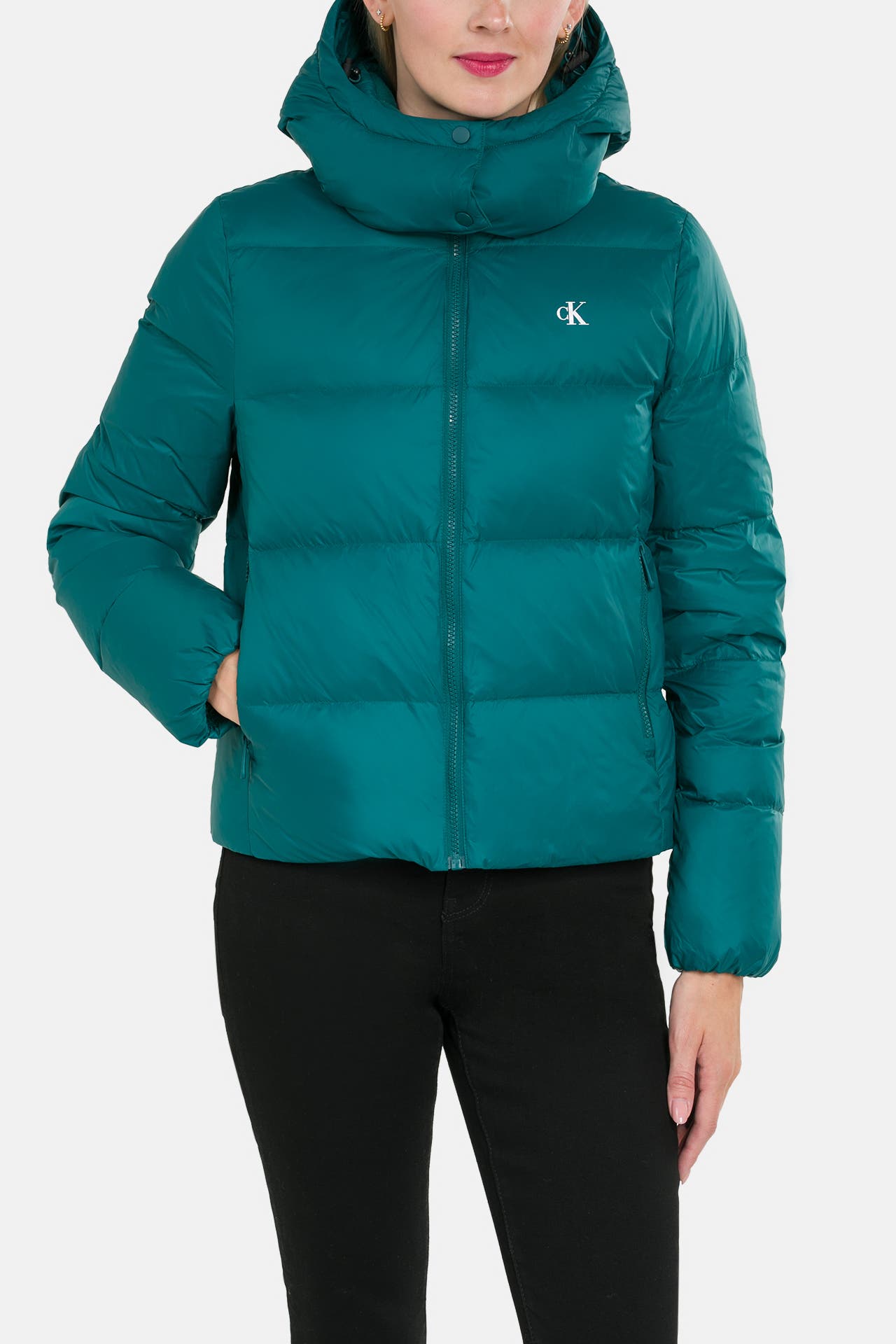 CALVIN KLEIN Daunenjacke petrol, Bild 1