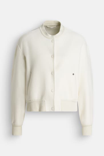 CLOSED Wollmix-Blouson naturweiß