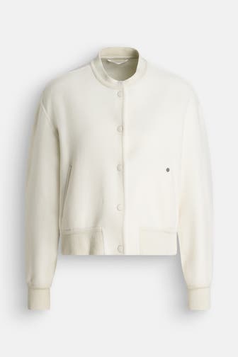CLOSED Wollmix-Blouson naturweiß