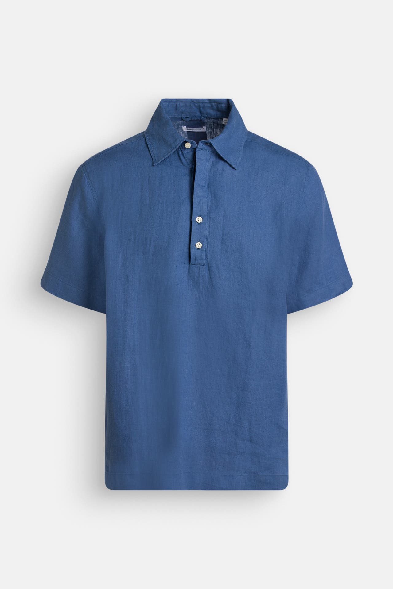 KNOWLEDGE COTTON APPAREL Kurzarmhemd indigo Loose Fit, Bild 1