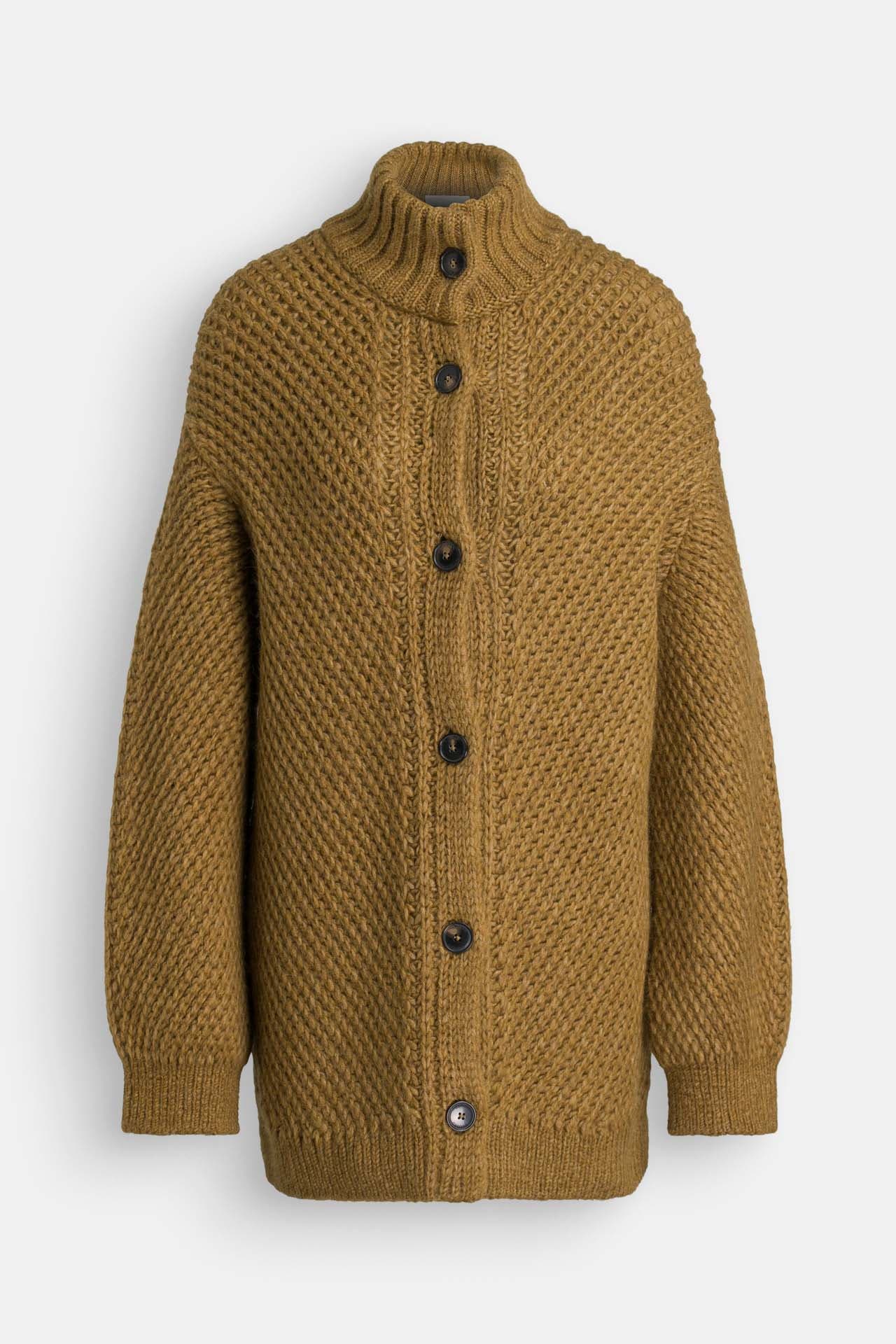 CLOSED Wollmix-Strickjacke khaki, Bild 1