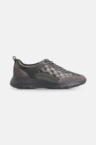 GEOX Leder-Sneaker 'Allenie' grau