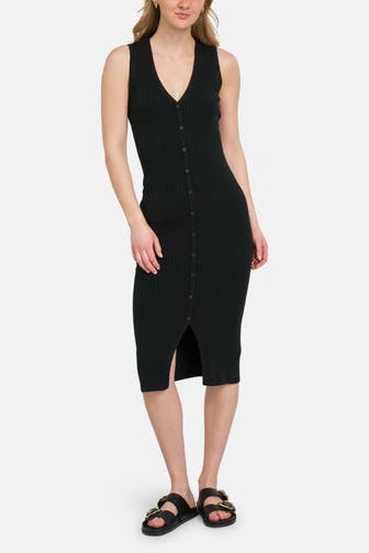 CALVIN KLEIN Strickkleid schwarz