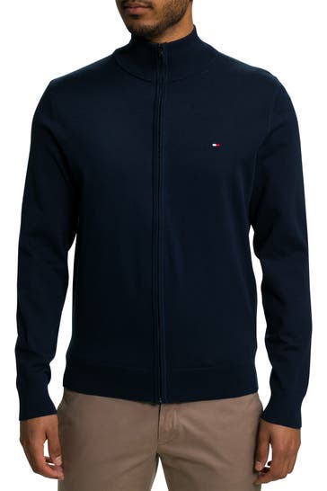 TOMMY HILFIGER Strickjacke nachtblau