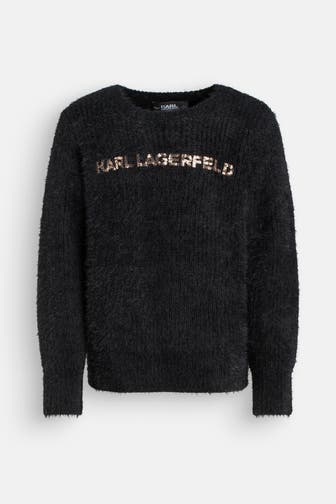 KARL LAGERFELD Strickpullover schwarz