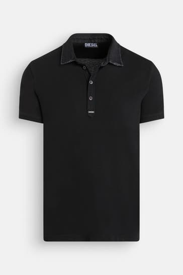 DIESEL Polo-Shirt schwarz