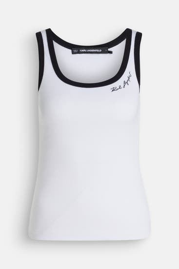KARL LAGERFELD - Tank Top weiß