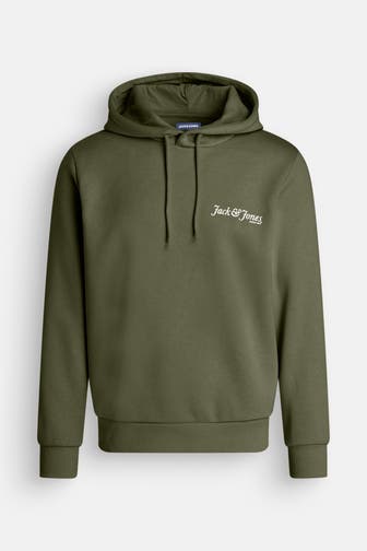 JACK & JONES Hoodie dunkelgrün