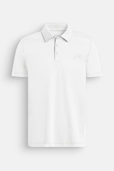 BALDESSARINI Polo-Shirt 'Pino' weiß