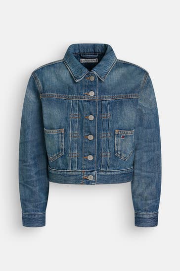 TOMMY HILFIGER Jeansjacke mittelblau